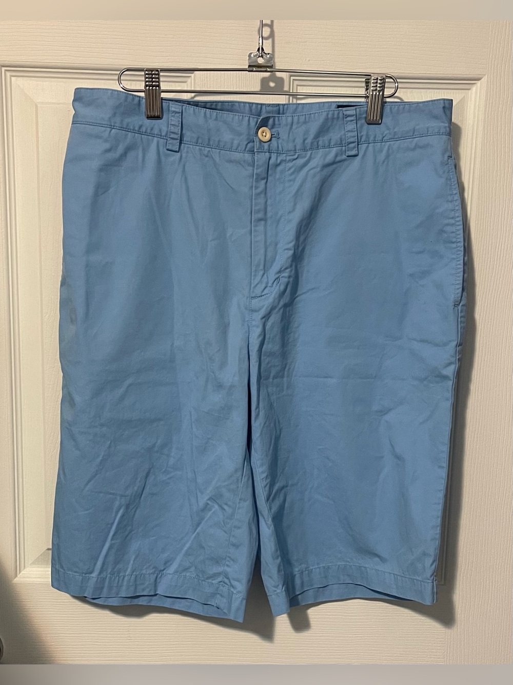 💃 VINEYARD VINES Light Blue Cotton Twill Club Shorts Men’s Size 33